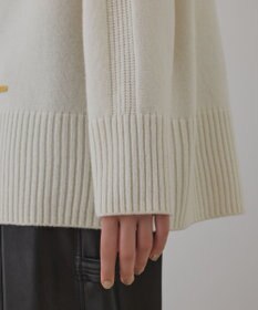 GRACE CONTINENTAL ウールフードニットカーディガン