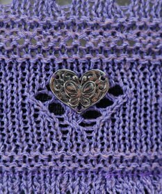 AURORA 【 ANNA SUI（アナ スイ）】ハートジャカードボンネット