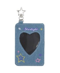 WEGO 【痛バ＆推し活グッズ】デニムハートカードホルダーキーホルダー
