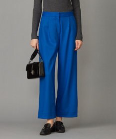 ICB 【洗える】 ウォッシャブルウールジャージー ワイドパンツ