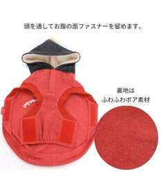 PET PARADISE 犬 服 秋 スヌーピー パーカー 【小型犬】 カジュアル レッド