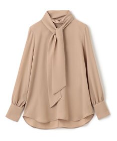 BEIGE， 【WEB限定・洗える】STOW / ボウタイブラウス