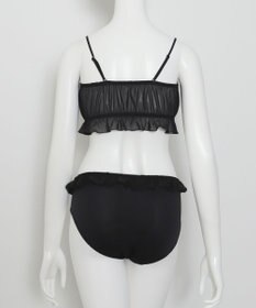 WEGO 【ブラトップ＆ショーツセット】Liliane　Ciel　シフォンフリル