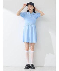 earth music&ecology ワンポイントポロワンピース