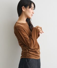 CRAFT STANDARD BOUTIQUE シアーベロアサイドギャザープルオーバー