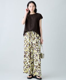 ANY L レースフレンチスリーブプルオーバー