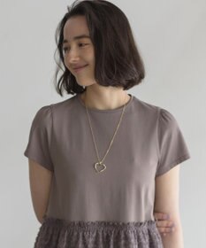 組曲 ツイストハートフープペンダント