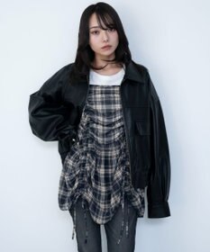 WEGO ドロストデザインキャミワンピース