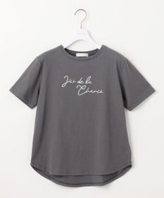 ANY SIS S ロゴ刺繍 Tシャツ