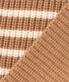 BEIGE， PONT NEUF/ ボーダーニットトップス