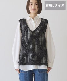 AMERICAN HOLIC 【選べる丈】Ｖネックレースベスト