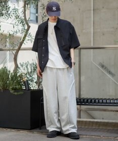 WEGO 【ユニセックス着用ITEM/MLサイズ展開/機能シャツ】リップストップシャツ（SS）