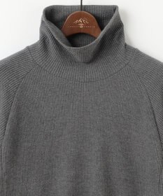 JOSEPH ABBOUD MOUNTAIN 【日本製/ソフト】ソフトウォームワッフル タートルネック Tシャツ