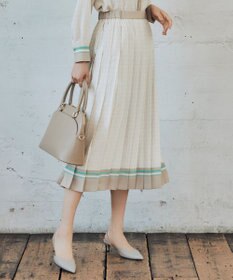 自由区 【セットアップ対応・洗える】モノグラムプリント スカート