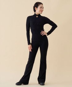 Chacott 【ノーソーイングニット】ホールハイネックニットトップ