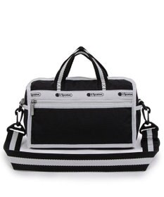LeSportsac MINI DUFFEL CROSSBODY/スペクテイターブラック