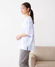 OP／FILA 【RUSTY】ニコちゃん×タイダイ柄半袖Tシャツ
