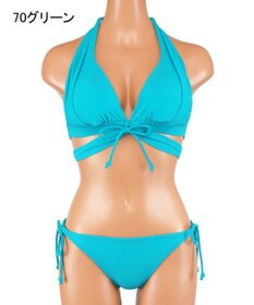 San-ai Resort（三愛水着楽園） ナチュラルだけどしっかり盛れる【ナチュラルアップブラ】ノンワイヤービキニ　7M・9M