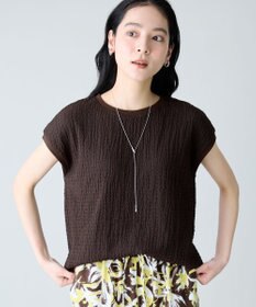 ANY L レースフレンチスリーブプルオーバー