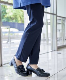 Tiaclasse 【シーズンレス・日本製・洗える】ローズファイン・スリムストレートパンツ