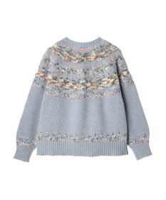 earth music&ecology スラブヤーンノルディックプルオーバー