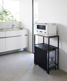 tower 分別ゴミ箱上ラック タワー ブラック