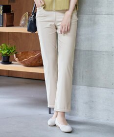 Tiaclasse 【シーズンレス・日本製・洗える】ローズファイン・スリムストレートパンツ