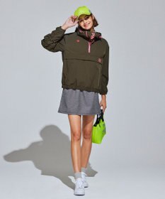 PW CIRCULUS 【 伸縮性あり 】【WOMEN】シャーリングアノラック ブルゾン