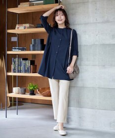 Tiaclasse 【シーズンレス・日本製・洗える】ローズファイン・スリムストレートパンツ