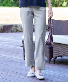 Tiaclasse 【シーズンレス・日本製・洗える】ローズファイン・スリムストレートパンツ