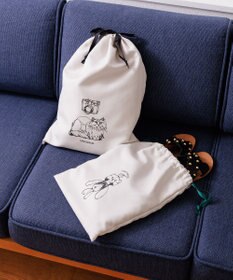 ACE BAGS & LUGGAGE HAyU × ace.  巾着 2点セット 猫柄 17824