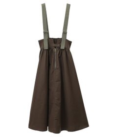 Green Parks ・ＤＯＵＢＬＥ　ＦＬＡＧＳサスペンダーミリタリースカート