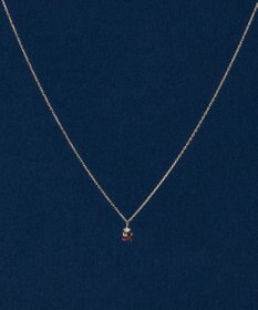 Phoebe 【K10】ジュエルラックネックレス　ガーネット/1月誕生石/天然石/全長:40cm