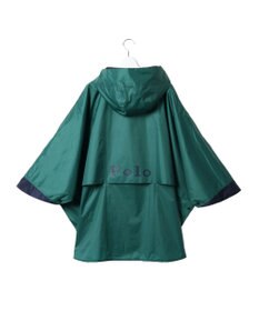 MOONBAT POLO RALPH LAUREN レインポンチョ 透湿撥水 カラーブロック 収納袋付き