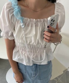 WEGO くしゅくしゅビーズストラップ