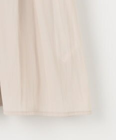 組曲 L ギャザーライトデシンシャーリング ブラウス