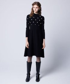 TOCCA 【洗える】PEARL BOUQUET KNITDRESS ニットドレス