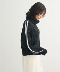 Green Parks ・ｓｗｉｎｇ　ｂｙ　ラインケーブルタートルニット