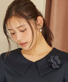 TOCCA 【大人百花掲載】ATELIER SENKA FLOWER CORSAGE コサージュ ネイビー系