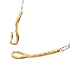 AMERICAN HOLIC 【ステンレス】バイカラーチェーンネックレス