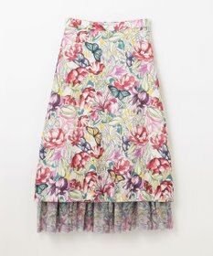 GRACE CONTINENTAL フラワーガーデンプリントスカート