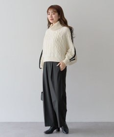 Green Parks ・ｓｗｉｎｇ　ｂｙ　ラインケーブルタートルニット