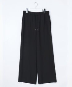 J.PRESS LADIES L 【洗える】バックサテンジョーゼット リラックス パンツ
