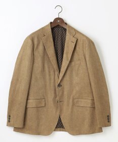 JOSEPH ABBOUD 【キングサイズ・ストレッチ】ヘリンボンスウェード ジャケット