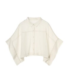 Green Parks ・ＥＬＥＮＣＡＲＥ　ＤＵＥ　ラメシフォンショートシャツ