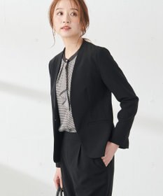 ANY SIS 【洗える】セレモニーダブルクロス カラーレス ジャケット