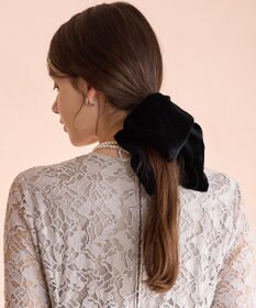 23区 【APPLAUDIR】ベロア シュシュ ブラック系