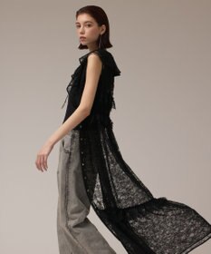 GRACE CONTINENTAL フリルカラーレースワンピース