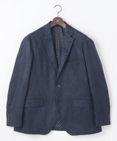 JOSEPH ABBOUD 【キングサイズ・ストレッチ】ヘリンボンスウェード ジャケット