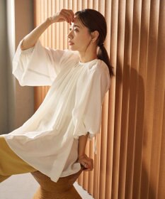 #Newans 2WAYシアーボレロブラウス